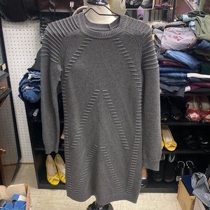 Eliza J Grey Knit Dress - Sz S